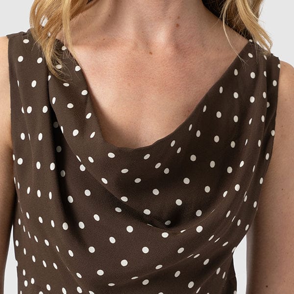 Twisted Cowl Neckline