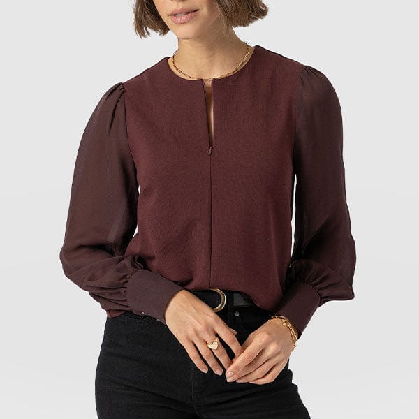 Zipped Neckline