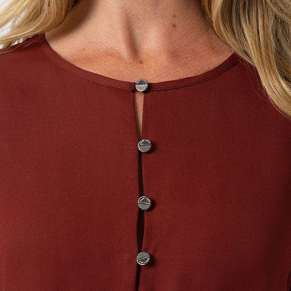 Buttoned Neckline
