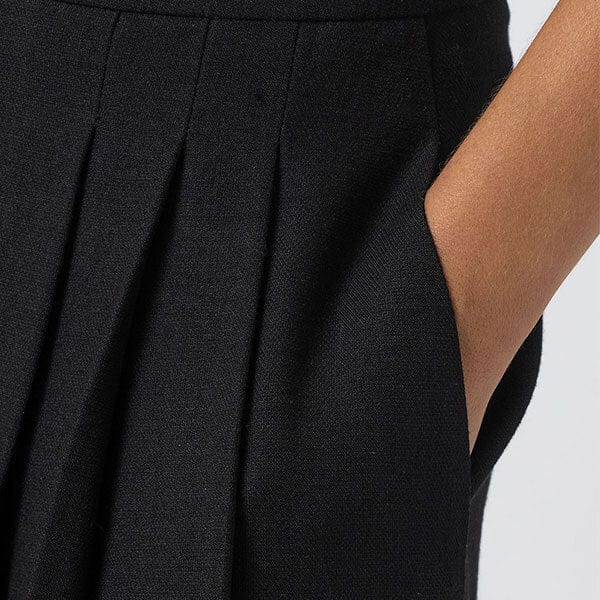 Pleated Wide Legs