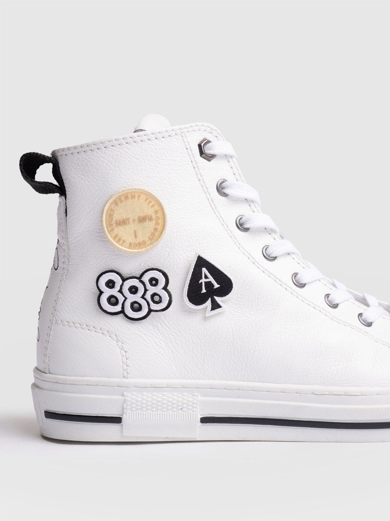 888 Sticker Badge - White - Women's Accessories | Saint + Sofia® USA