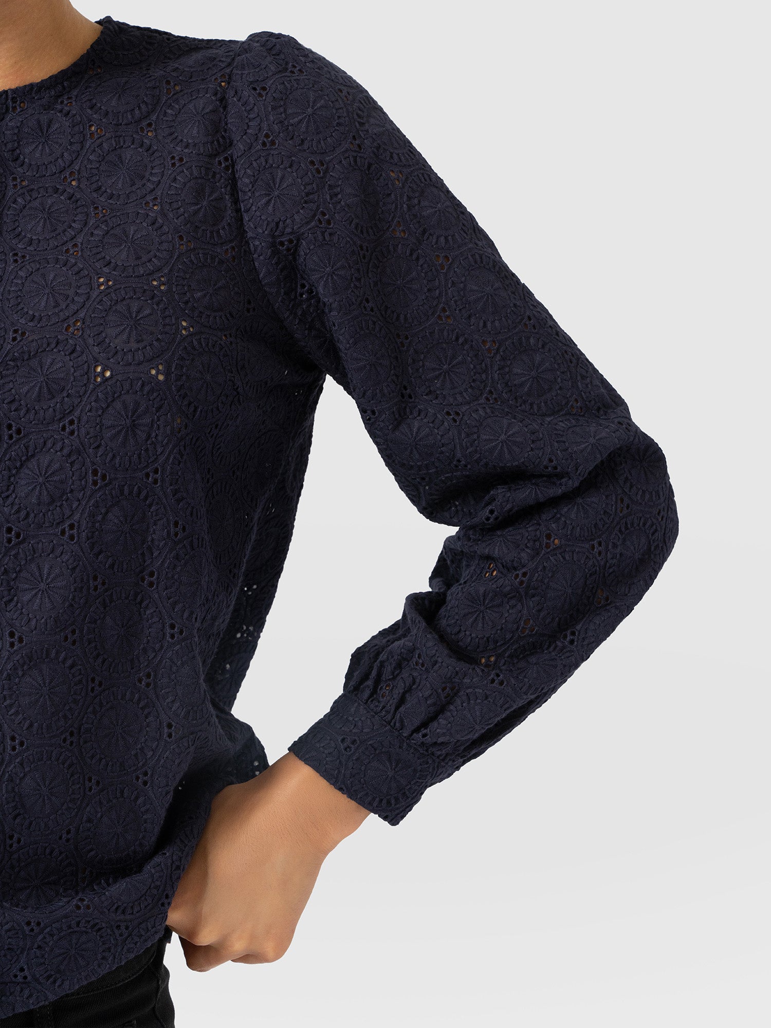 Tabitha Blouse - Navy