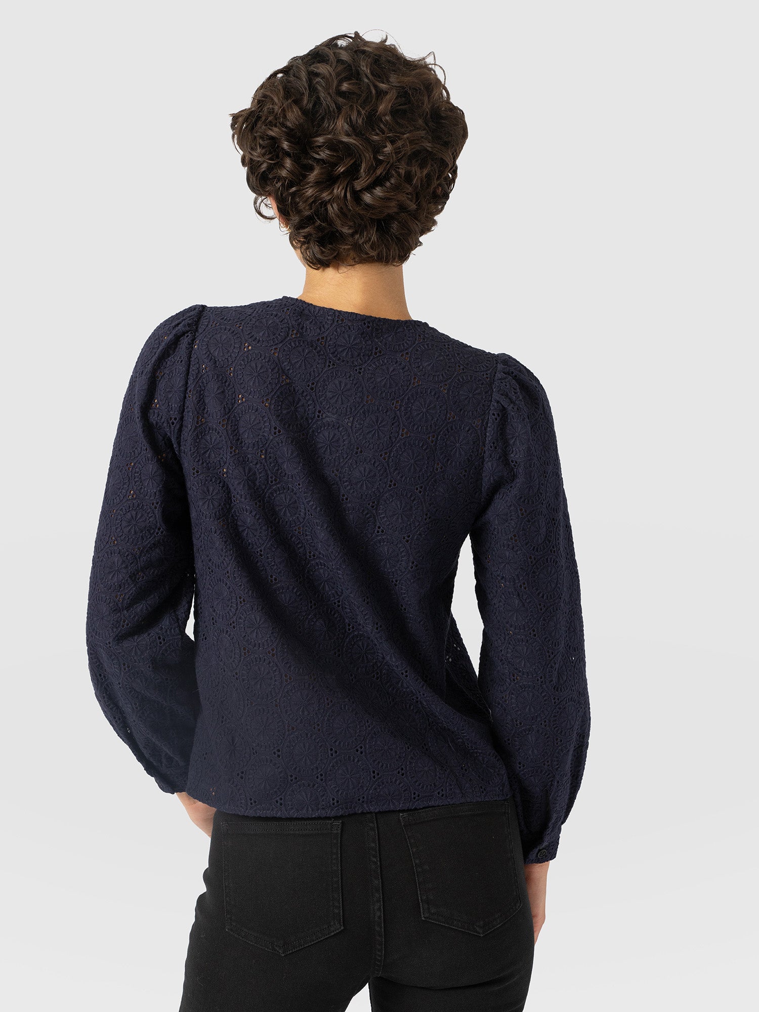Tabitha Blouse - Navy