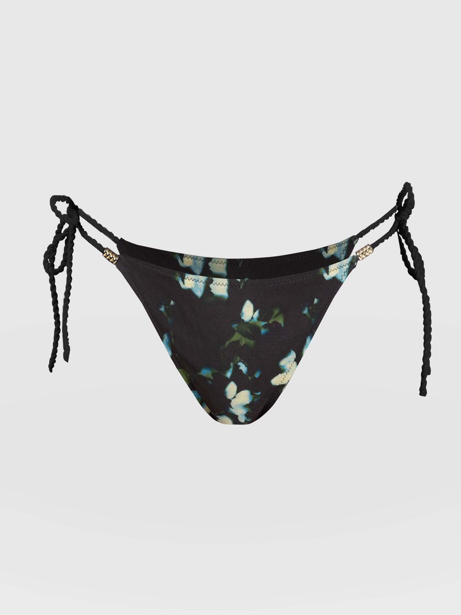 Alba Tie Side Bikini Bottom Blue Aurora - Women's Swimwear | Saint and Sofia® USA