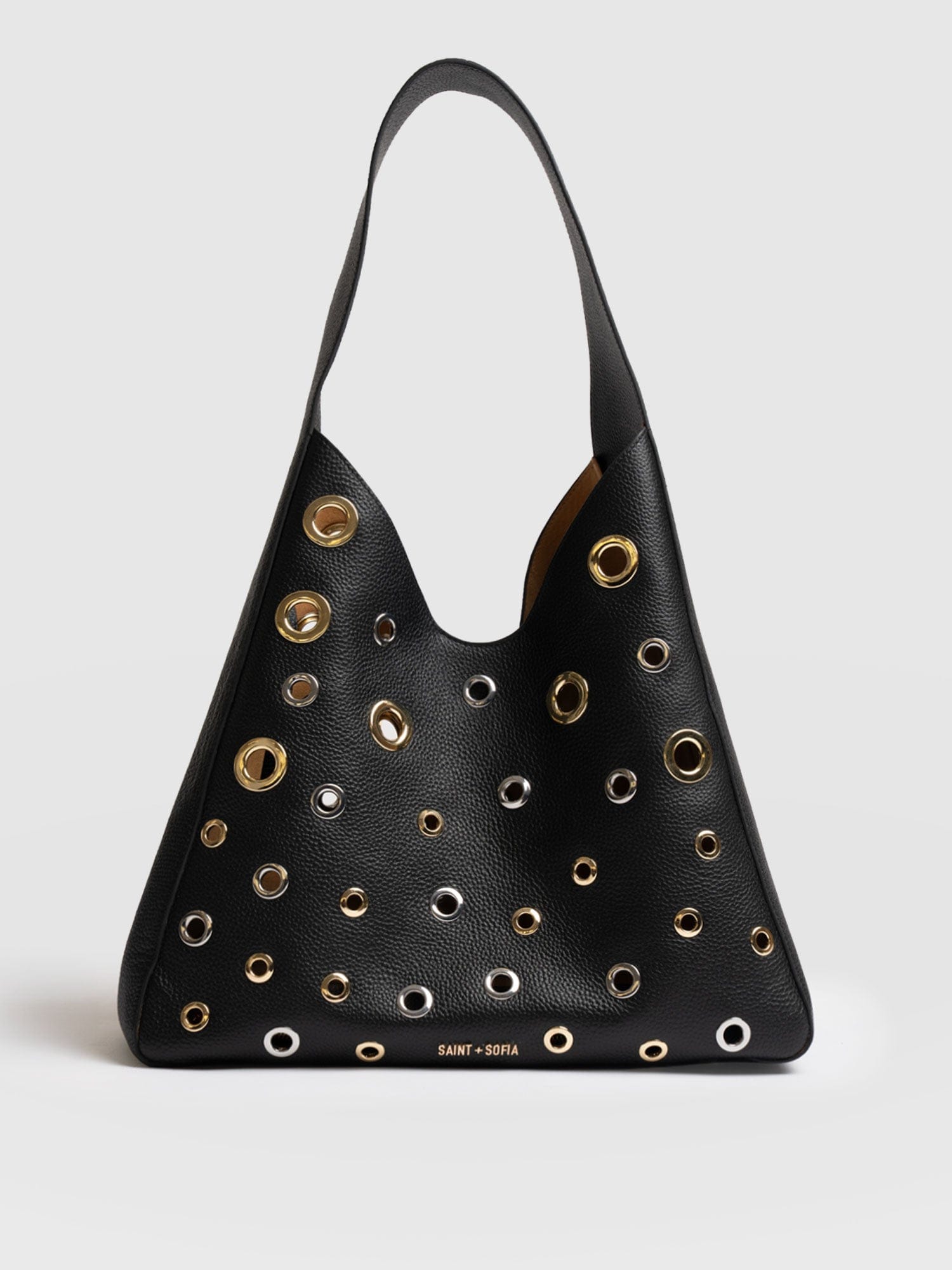 Allana Eyelet Bag - Black - Women's Handbags | Saint + Sofia® USA