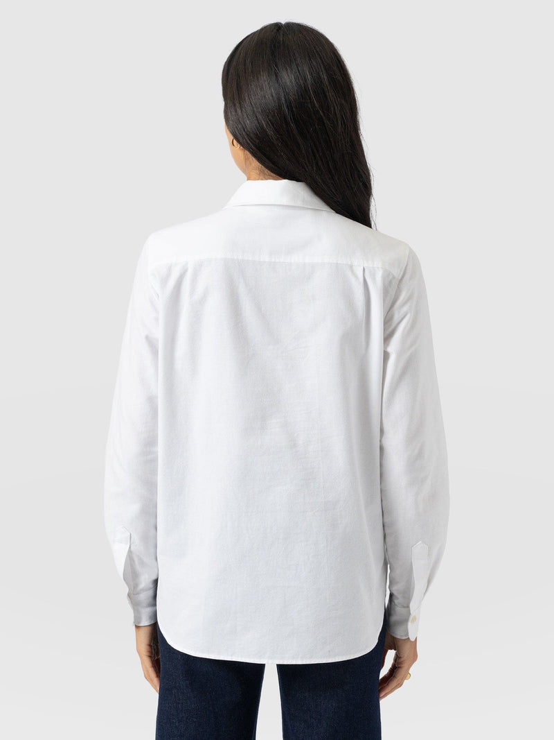 Anneliese Shirt - White - Women's Blouses | Saint + Sofia® USA