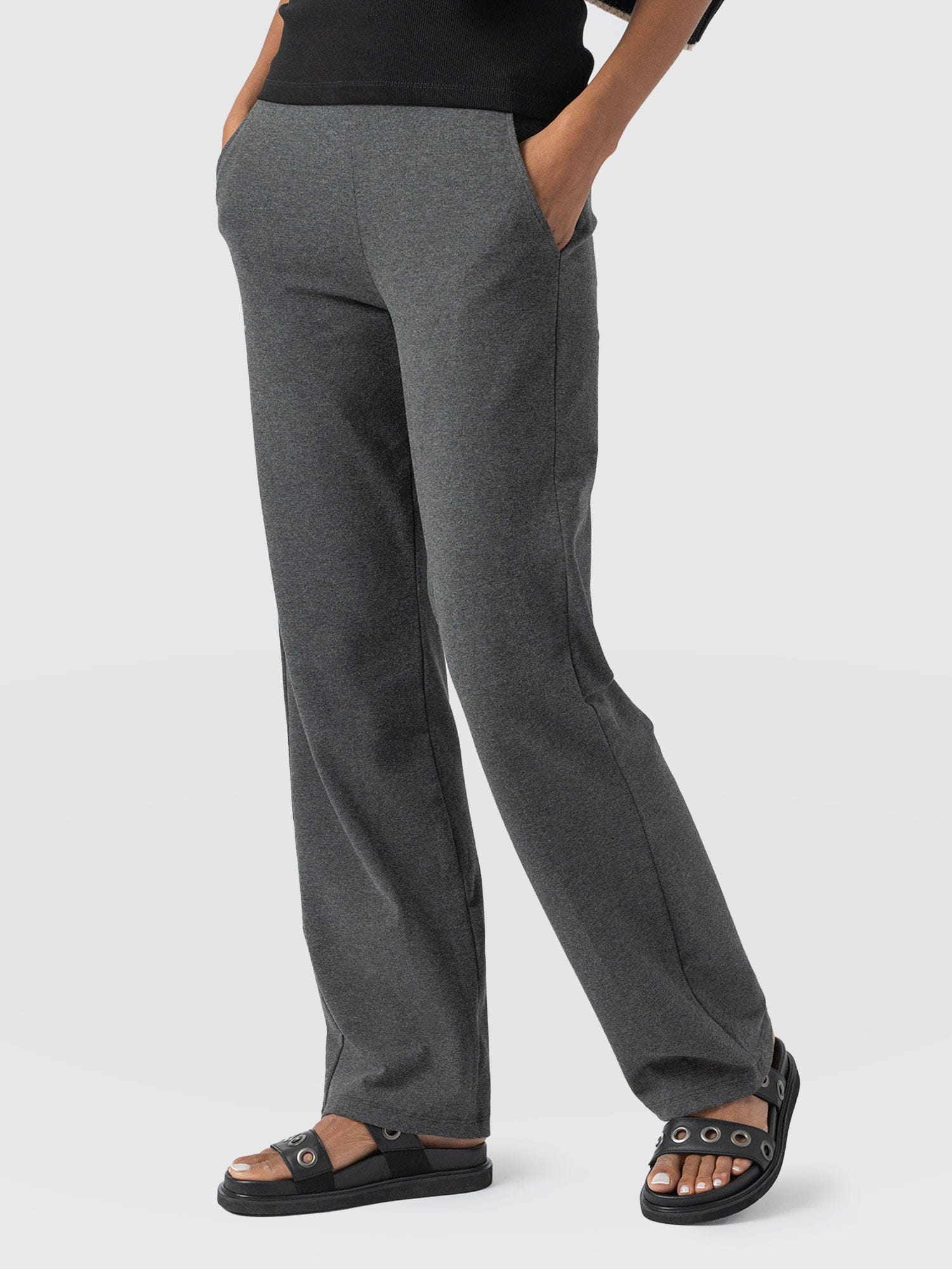 Apartment Pant Charcoal - Women's Pants | Saint and Sofia® USA