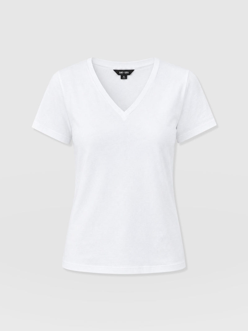 Apartment Tee White - Women's T-Shirts | Saint and Sofia® USA
