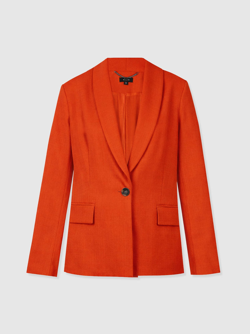 Argent Blazer - Burnt Orange - Women's Jackets | Saint + Sofia® USA