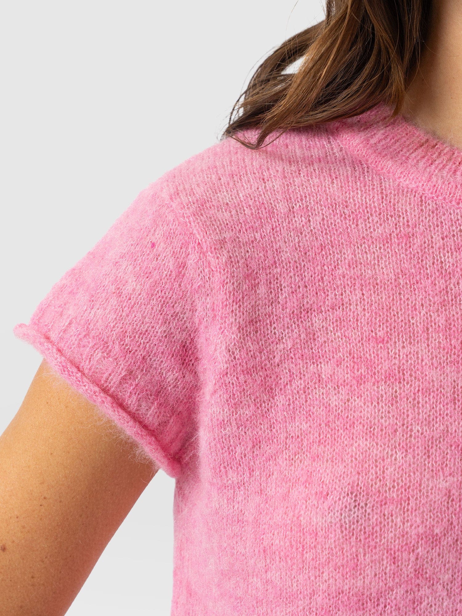 Ariella Baby Tee - Pink - Women's Sweaters | Saint and Sofia® USA