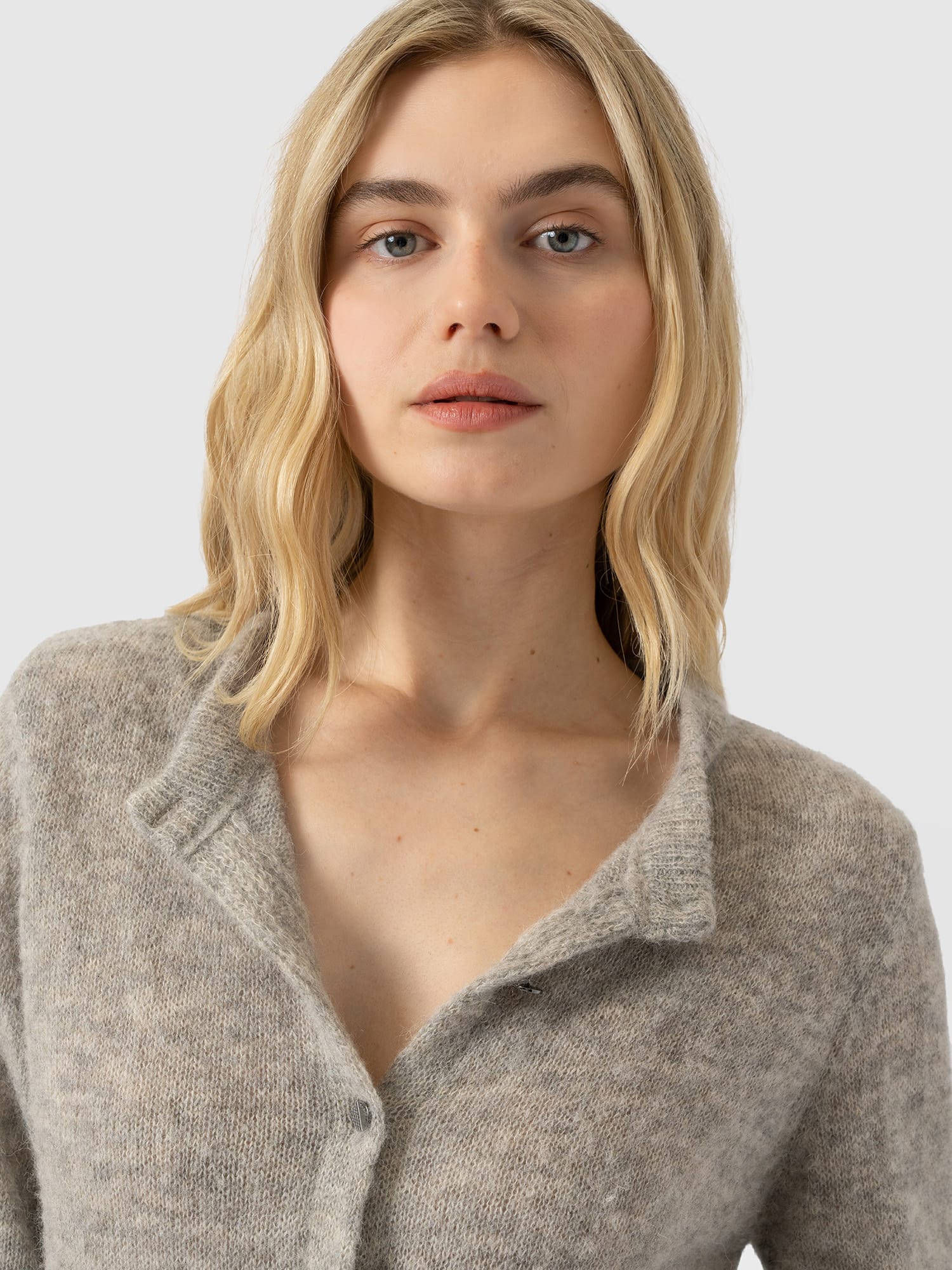 Ariella Cardigan Grey - Women's Cardigans | Saint and Sofia® USA