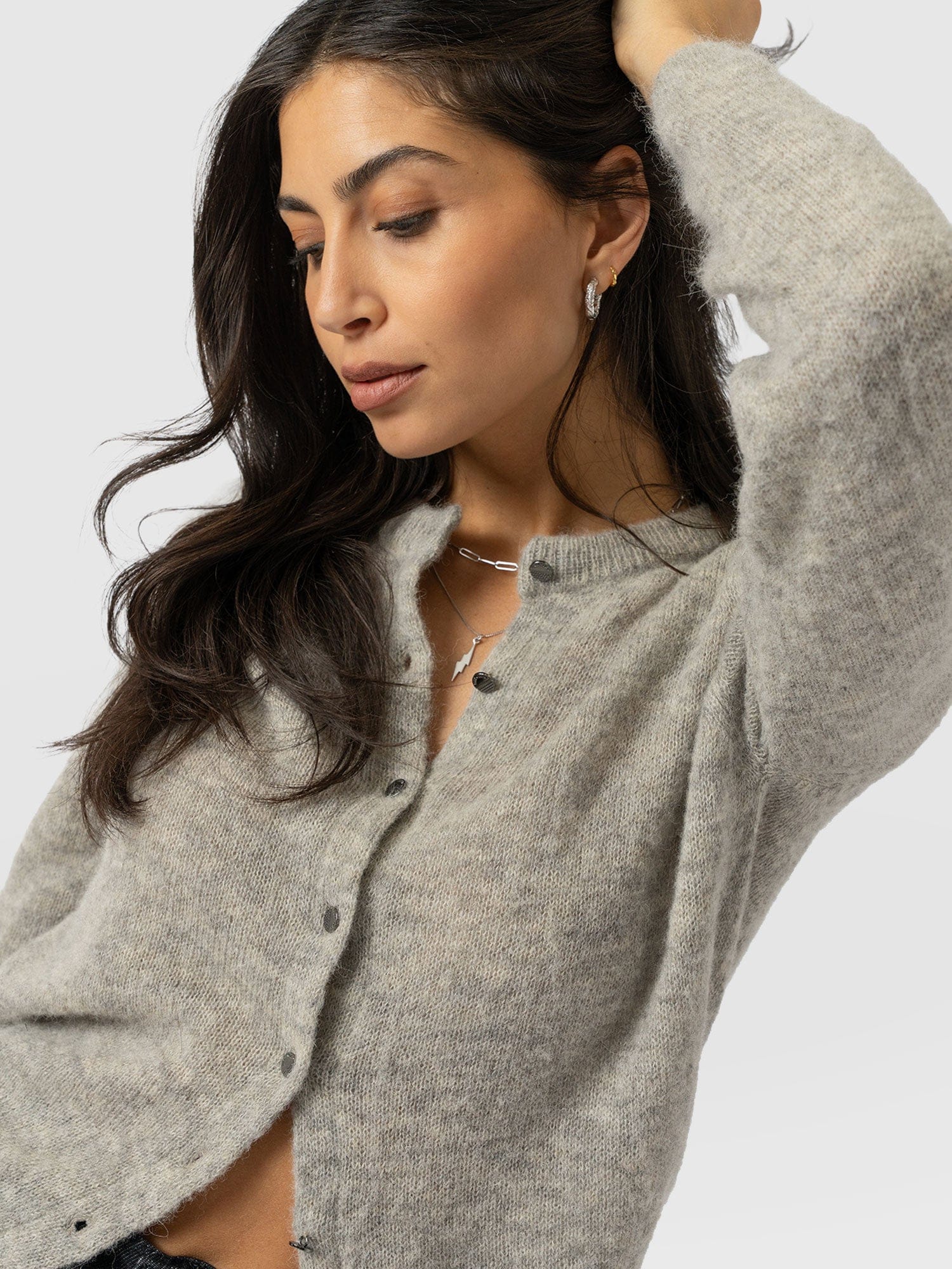 Ariella Cardigan Grey - Women's Cardigans | Saint + Sofia® US
