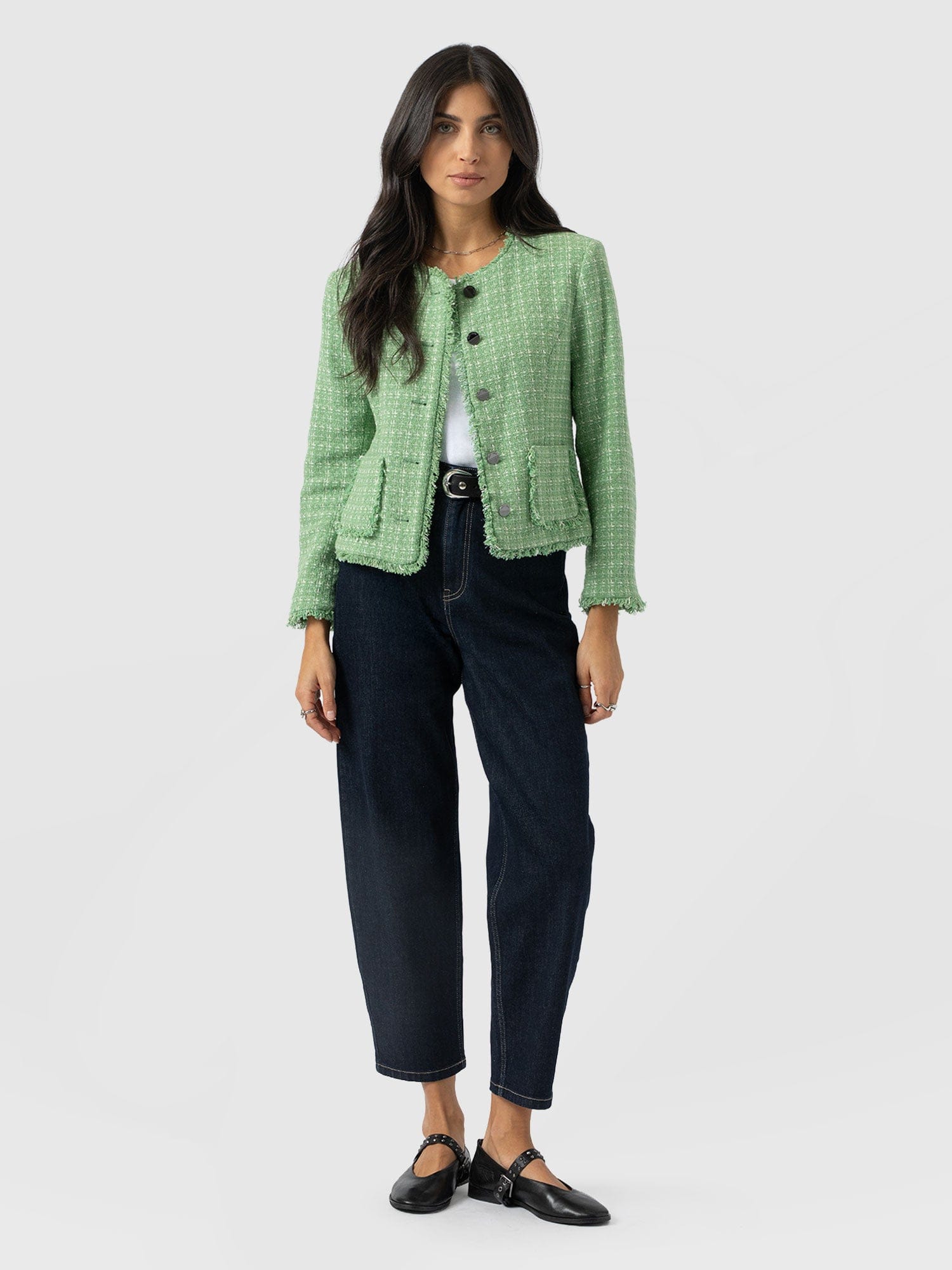 Ashby Jacket - Mint - Women's Jackets | Saint + Sofia® USA