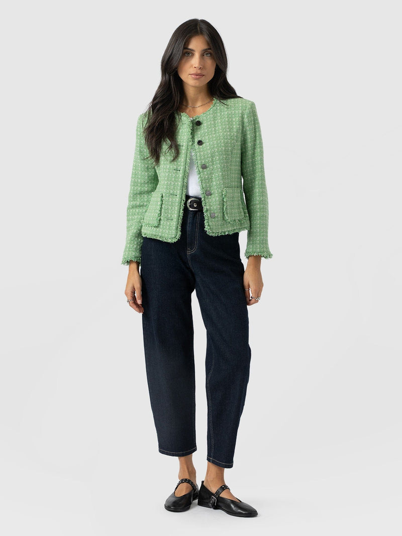 Ashby Jacket - Mint - Women's Jackets | Saint + Sofia® USA