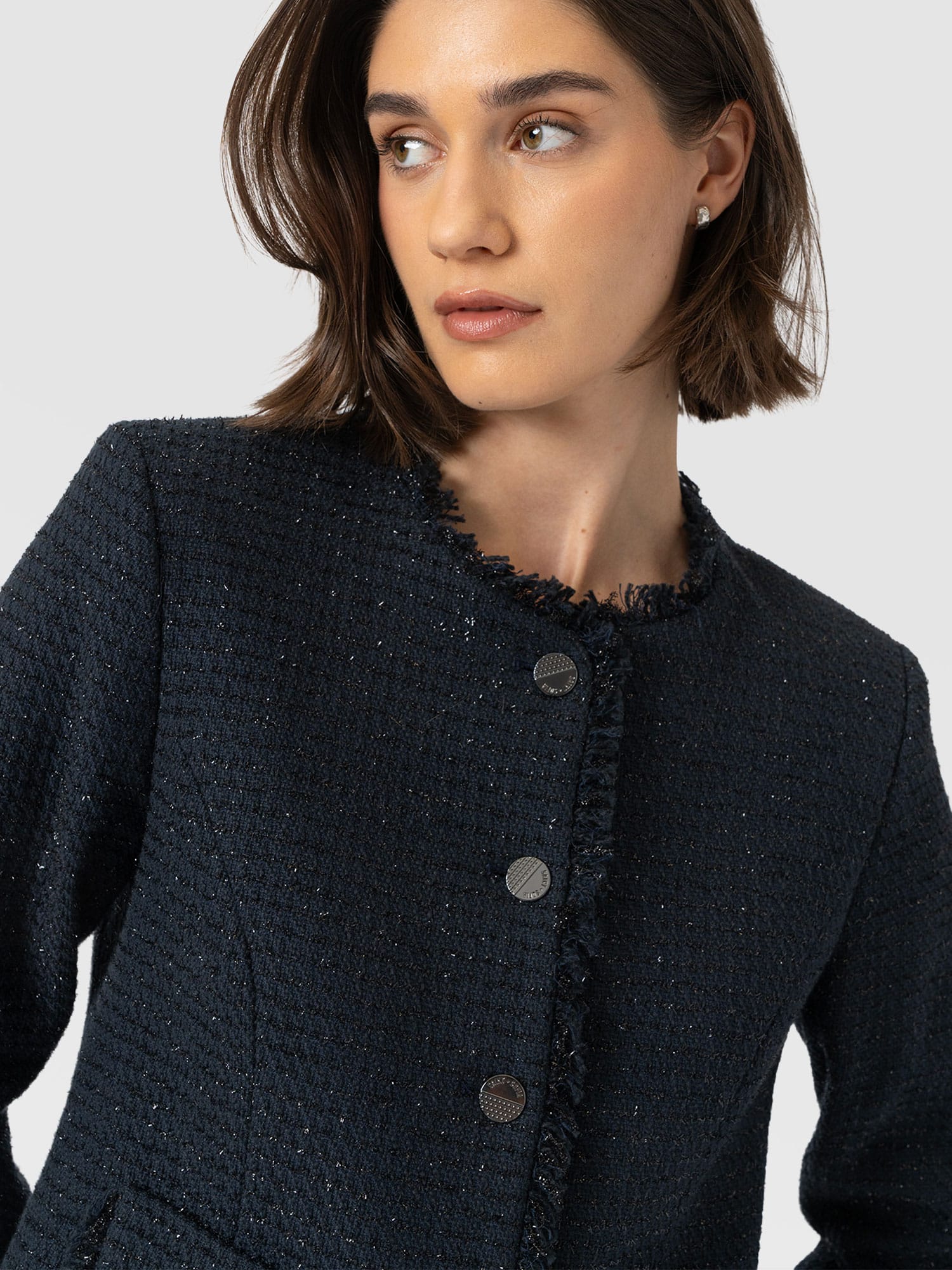 Ashby Jacket Navy - Women's Jackets | Saint and Sofia® USA