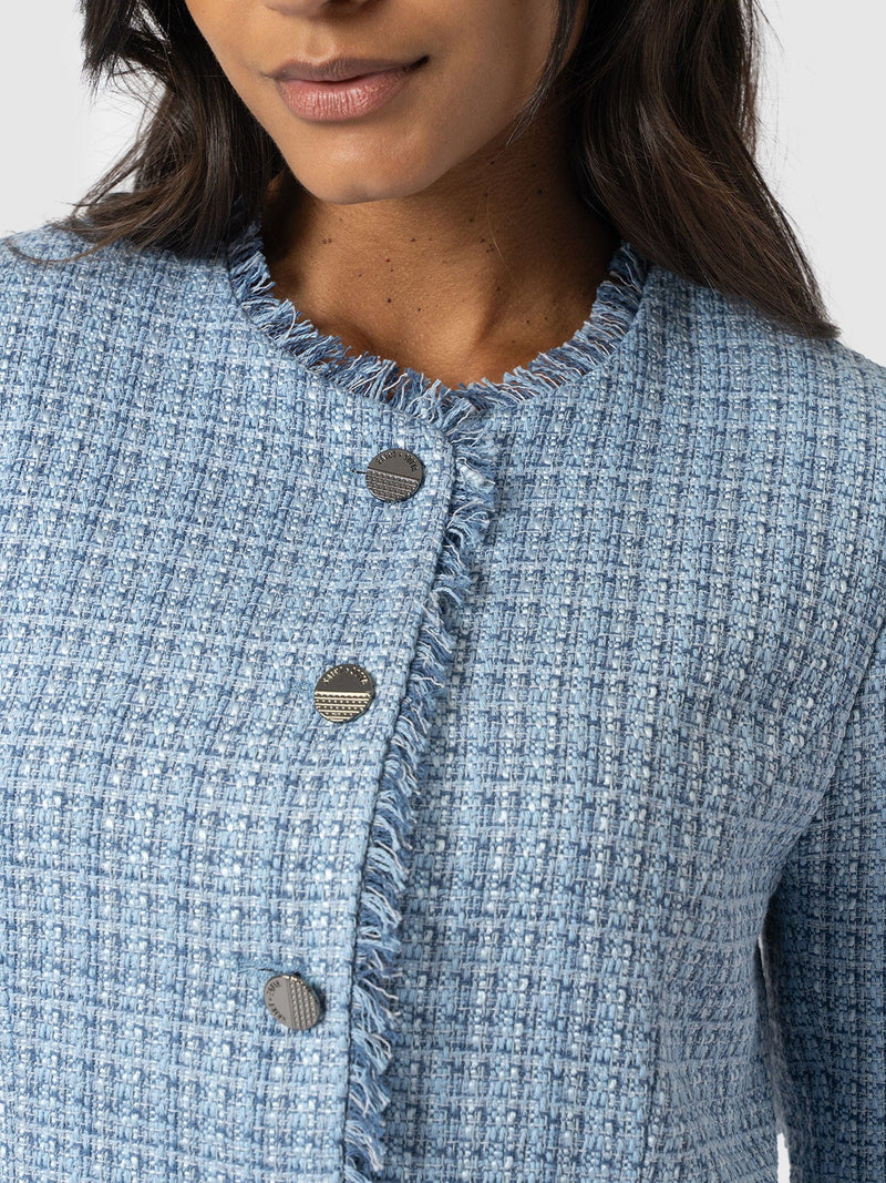 Ashby Jacket Pale Blue - Women's Jackets | Saint + Sofia® US