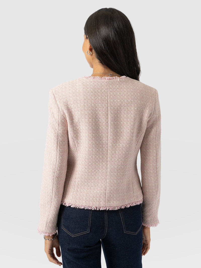 Ashby Jacket - Pale Pink - Women's Jackets | Saint + Sofia® USA