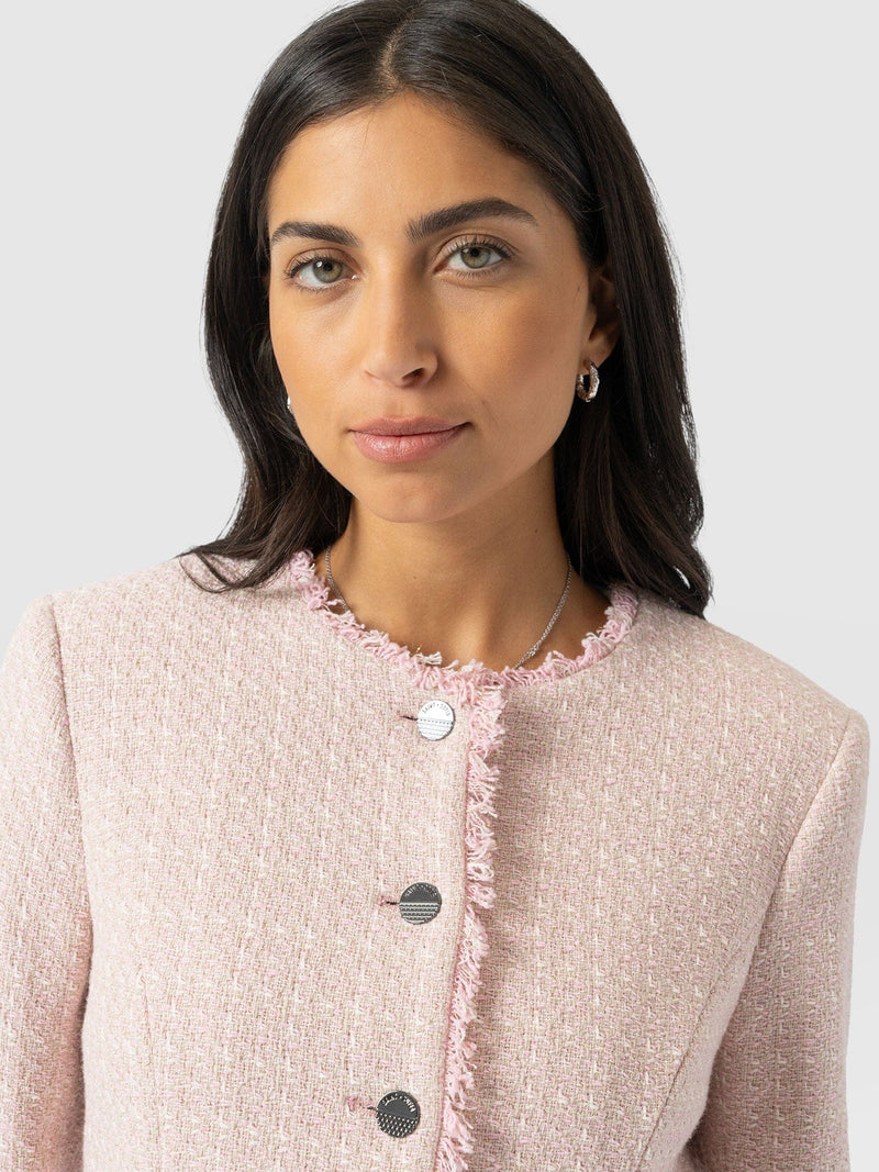 Ashby Jacket - Pale Pink - Women's Jackets | Saint + Sofia® USA