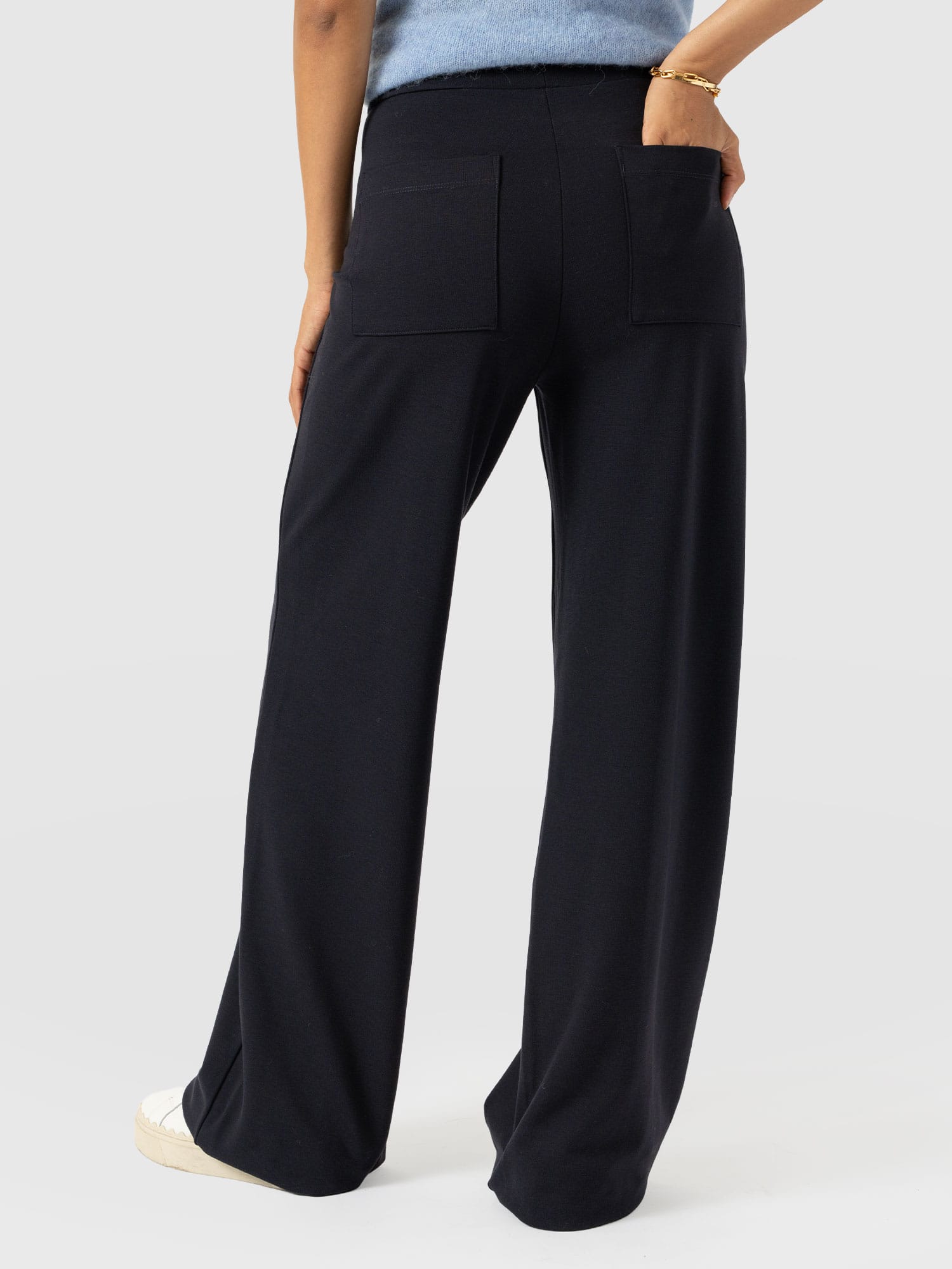 Averie Wide Leg Pant - Navy - Women's Pants | Saint + Sofia® USA