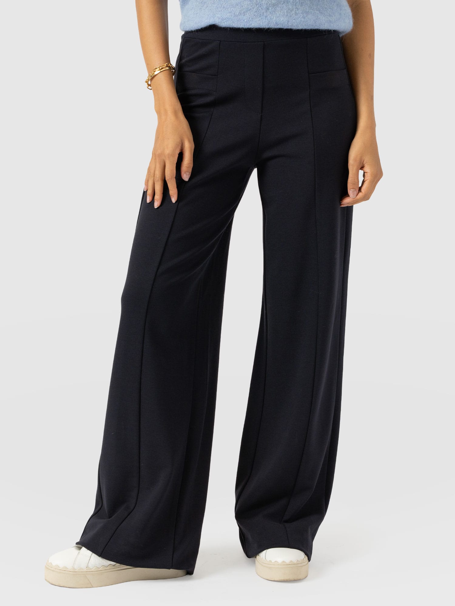 Averie Wide Leg Pant - Navy - Women's Pants | Saint + Sofia® USA