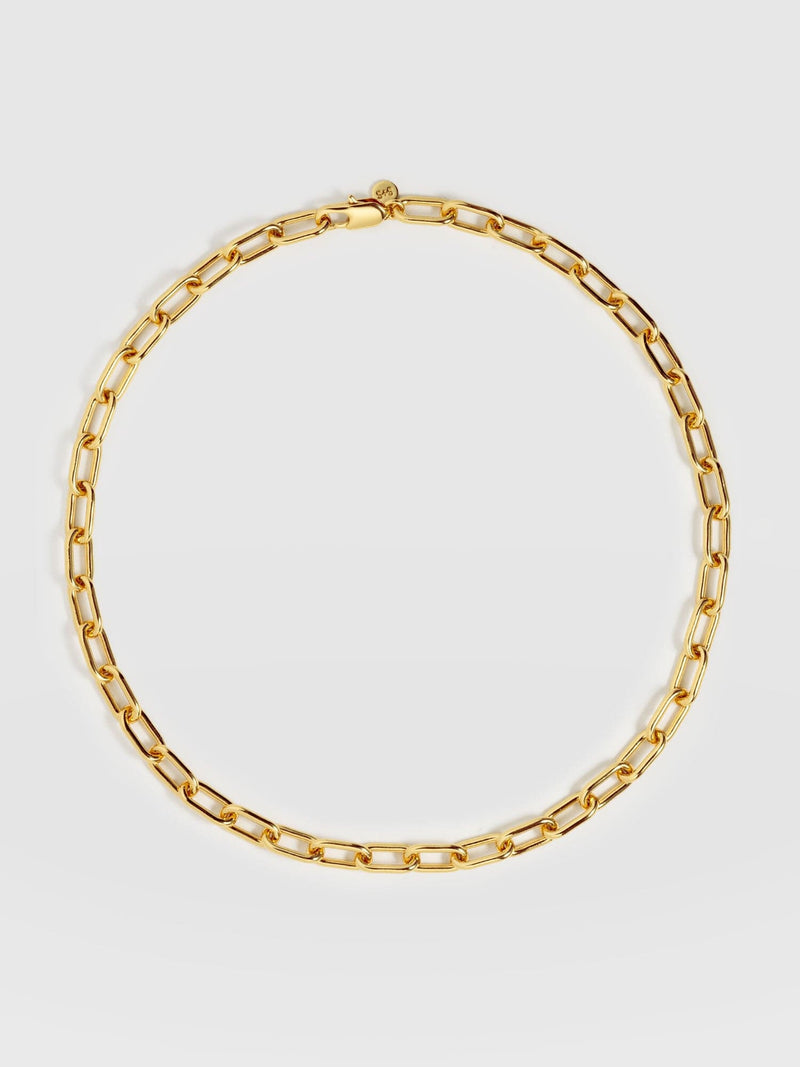 Cable Chain Necklace Gold - Women's Jewellery | Saint + Sofia® USA