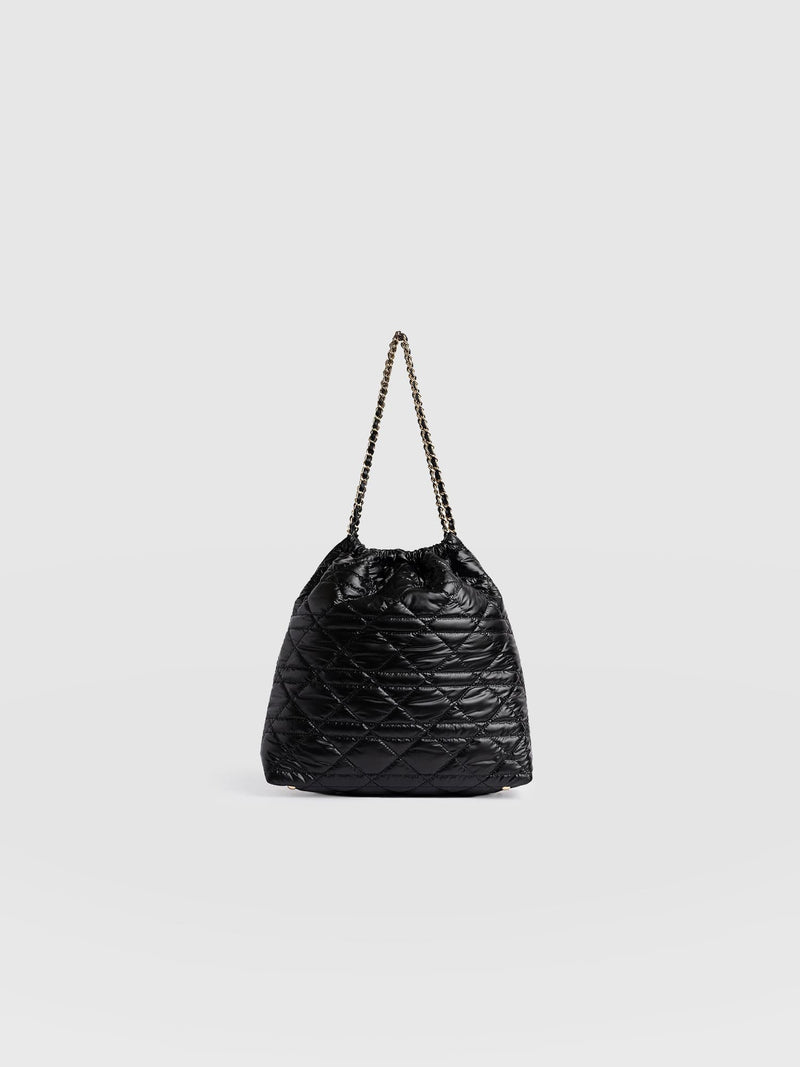 Camilla Drawstring Tote Bag Black - Women's Bags | Saint + Sofia® US