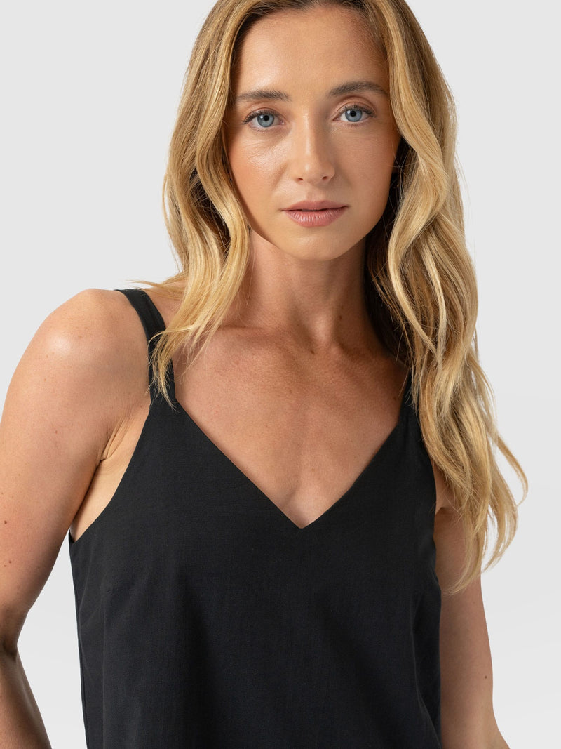 Candice A - Line Mini Dress - Black - Women's Dresses | Saint + Sofia® USA