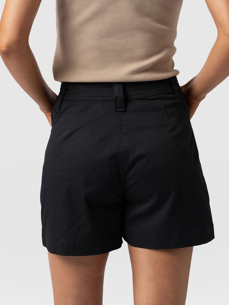 Cargo Short Black - Women's Shorts | Saint + Sofia® USA
