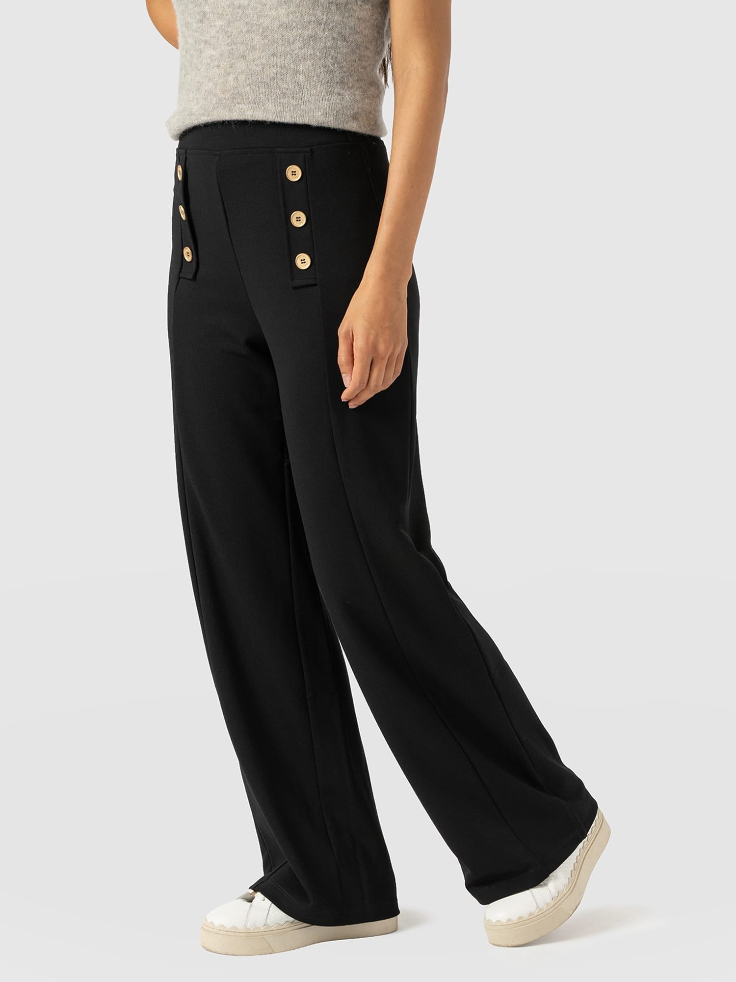 Chelsea Pant Black Jersey - Women's Pants | Saint + Sofia® USA