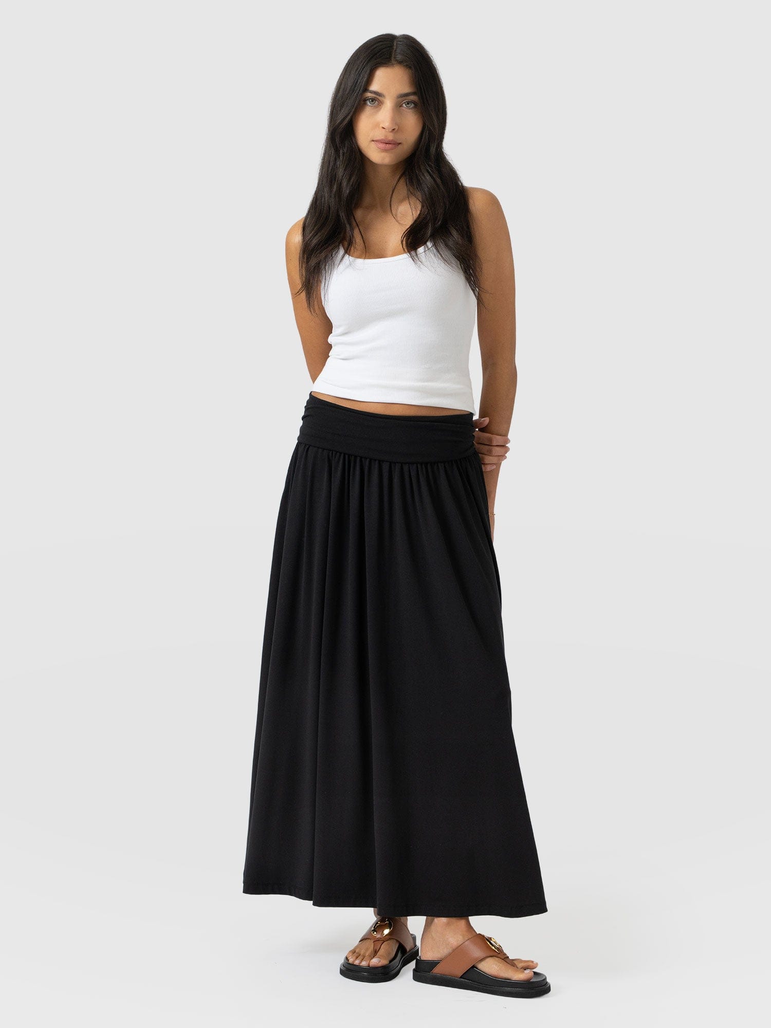 Cleo Multiway Skirt - Black - Women's Skirts | Saint + Sofia® USA