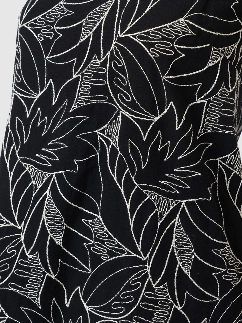 Corinne Cami Dress - Black Embroidered - Women's Dresses | Saint + Sofia® USA