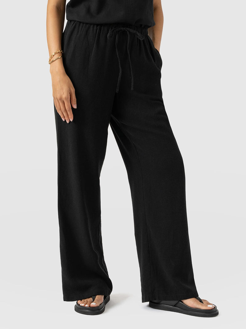 Corinne Pant Black - Women's Trousers | Saint + Sofia® USA