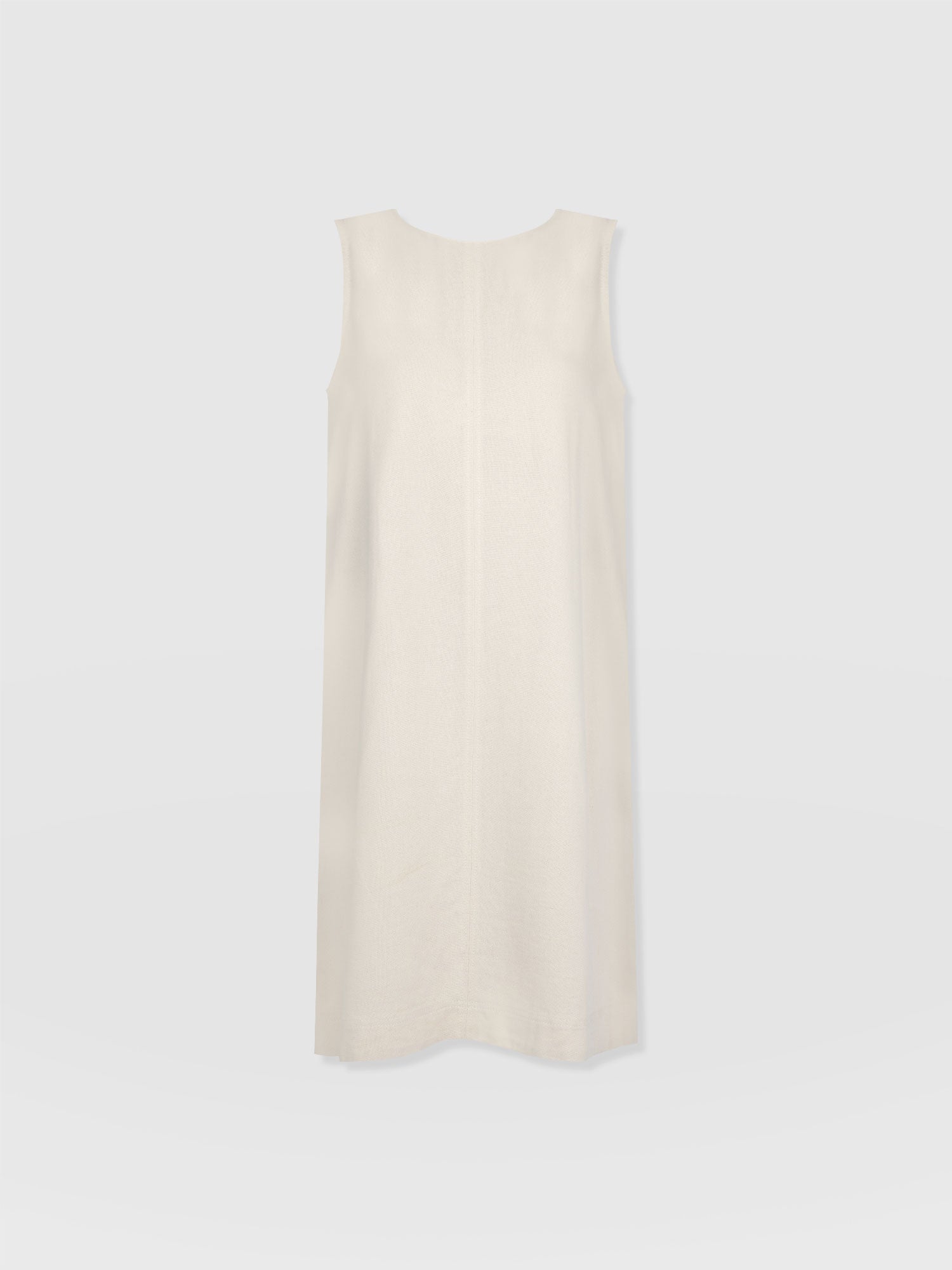 Corinne Linen Shift Dress - Oatmeal - Women's Dresses | Saint and Sofia® USA