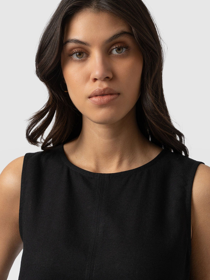 Corinne Tunic Black - Women's Tops | Saint + Sofia® USA