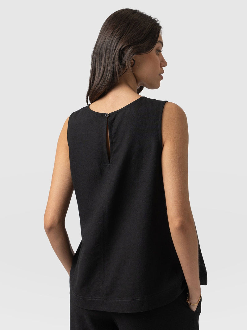 Corinne Tunic Black - Women's Tops | Saint + Sofia® USA
