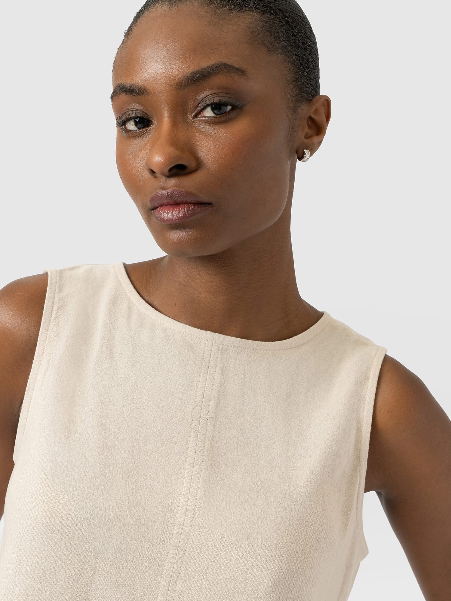 Corinne Tunic Oatmeal - Women's Tops | Saint and Sofia® USA
