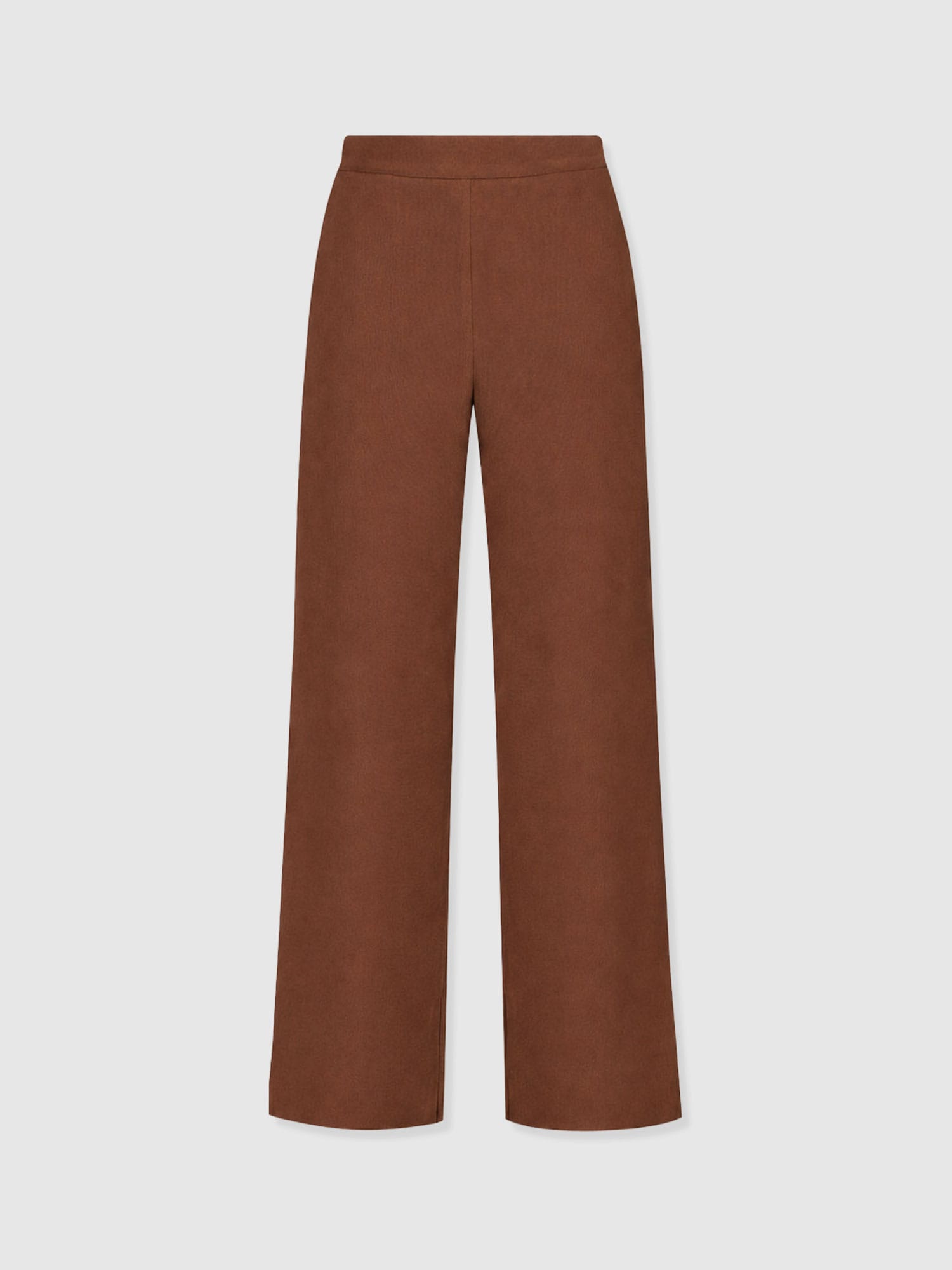 Corinne Wide Leg Linen Pant - Russet Brown - Women's Pants | Saint + Sofia® USA