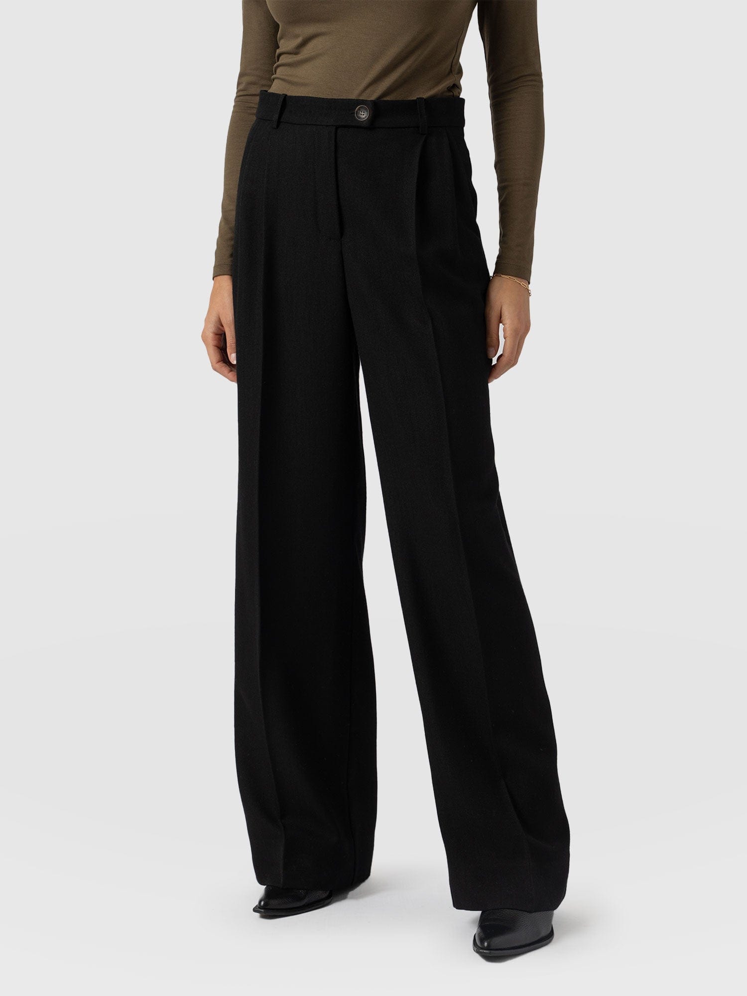 Argent Wide Leg Pant Black - Women's Pants | Saint + Sofia® US