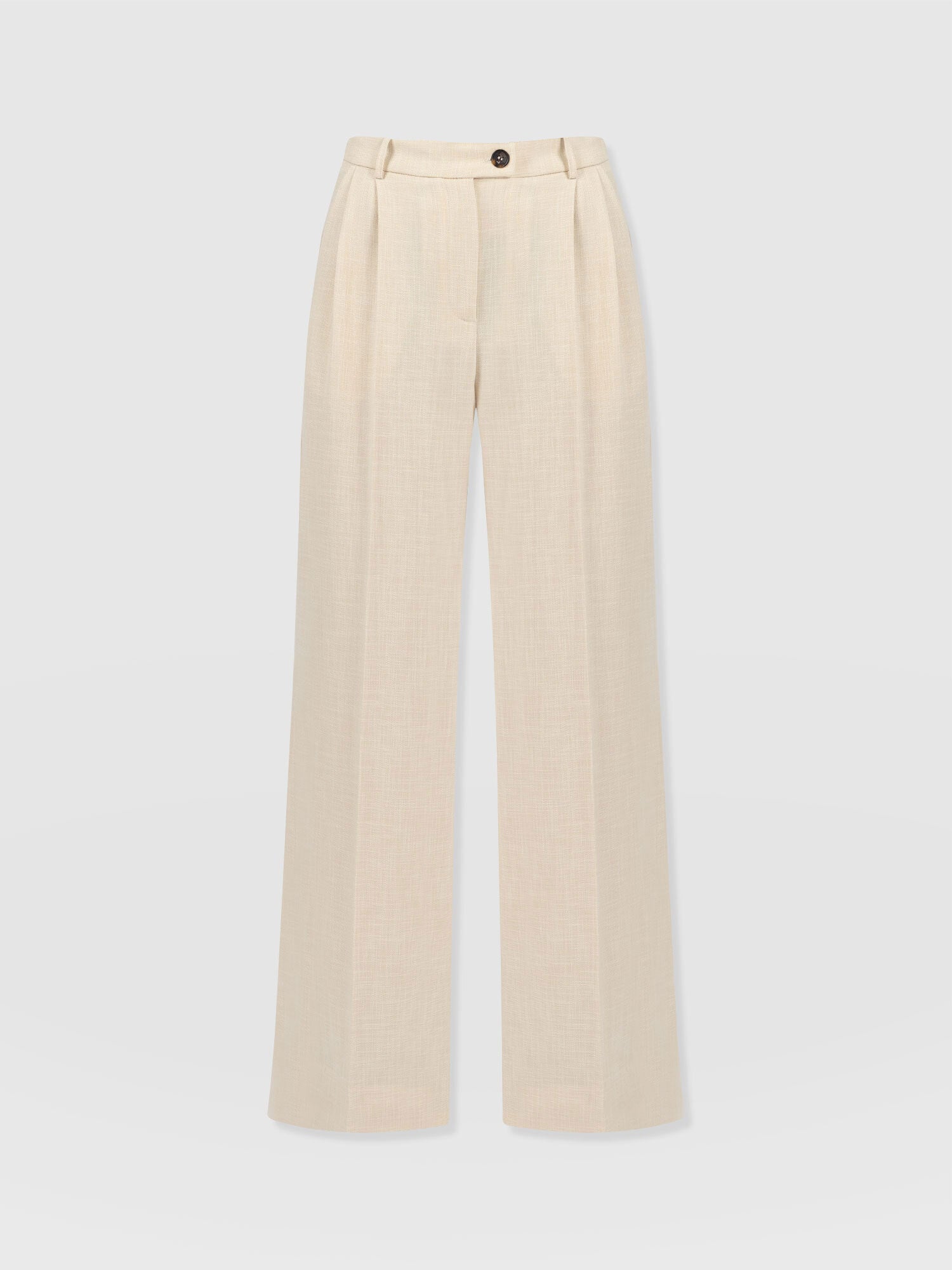Argent Wide Leg Pant Cream - Women's Trousers | Saint + Sofia® US