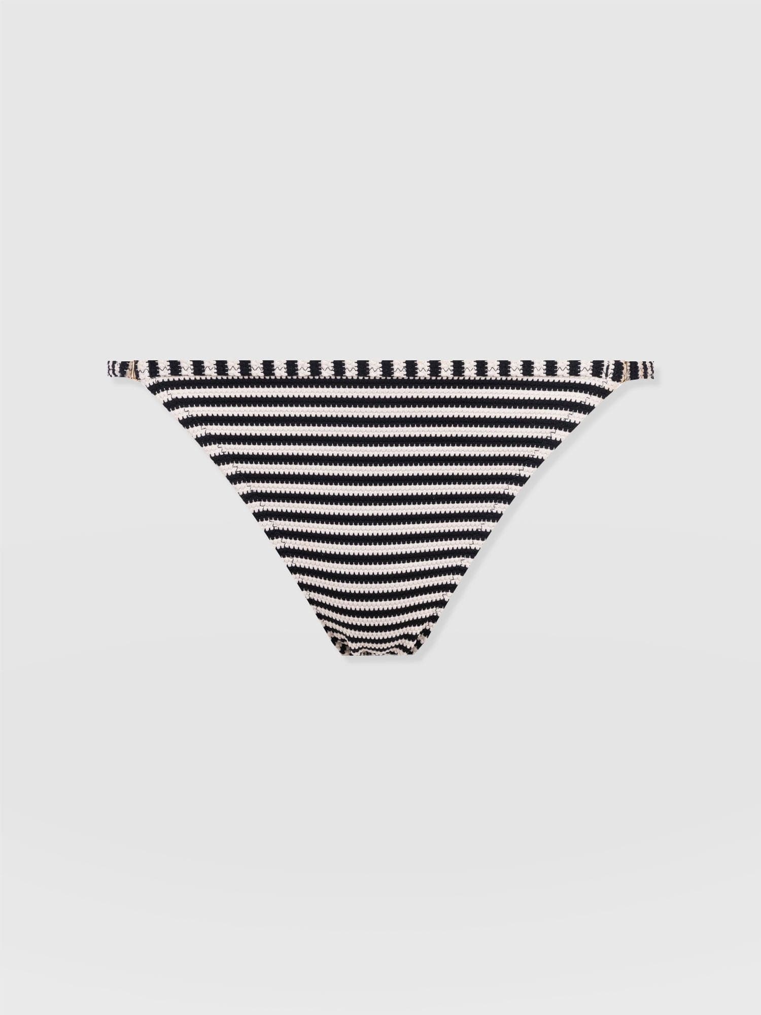 Faye Adjustable Bikini Bottom - Stripe - Women's Swimwear | Saint + Sofia® USA