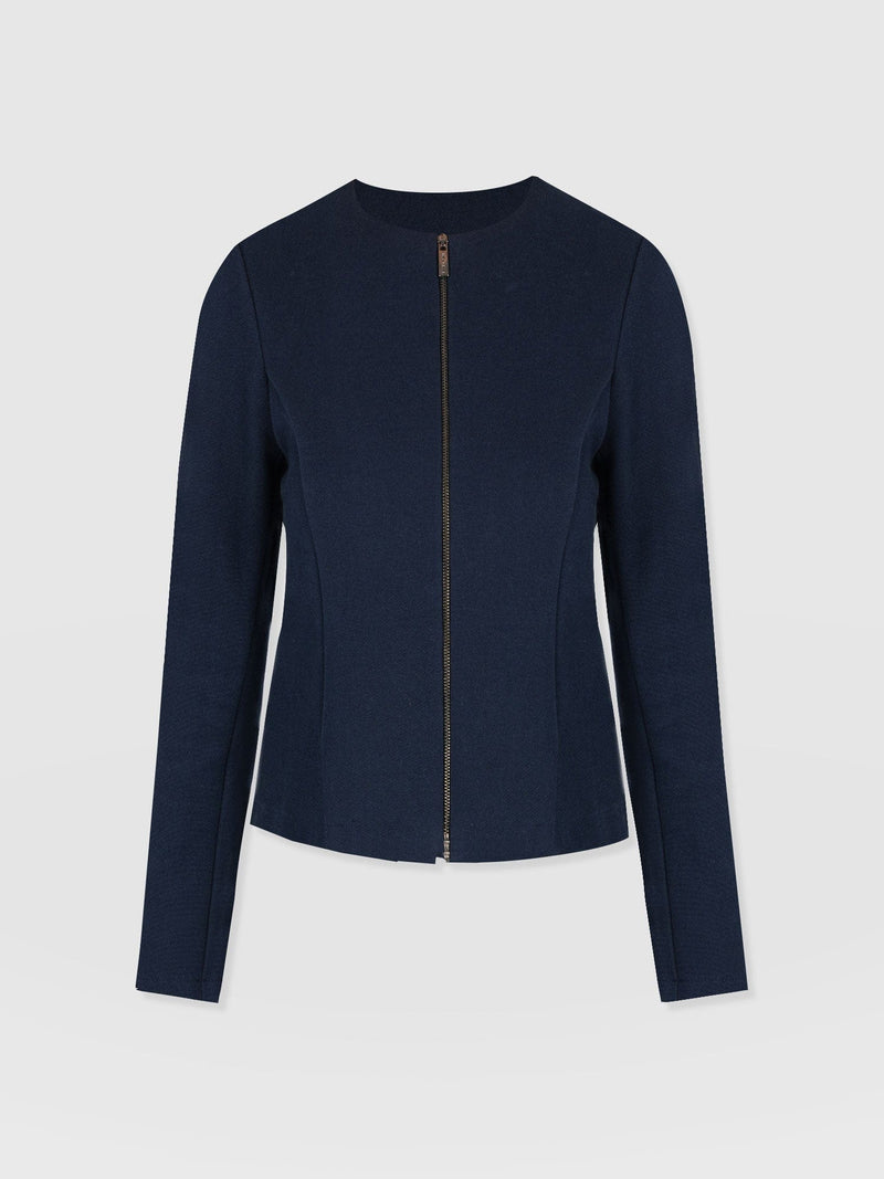 Florence Jacket - Navy Twill - Women's Jackets | Saint + Sofia® USA