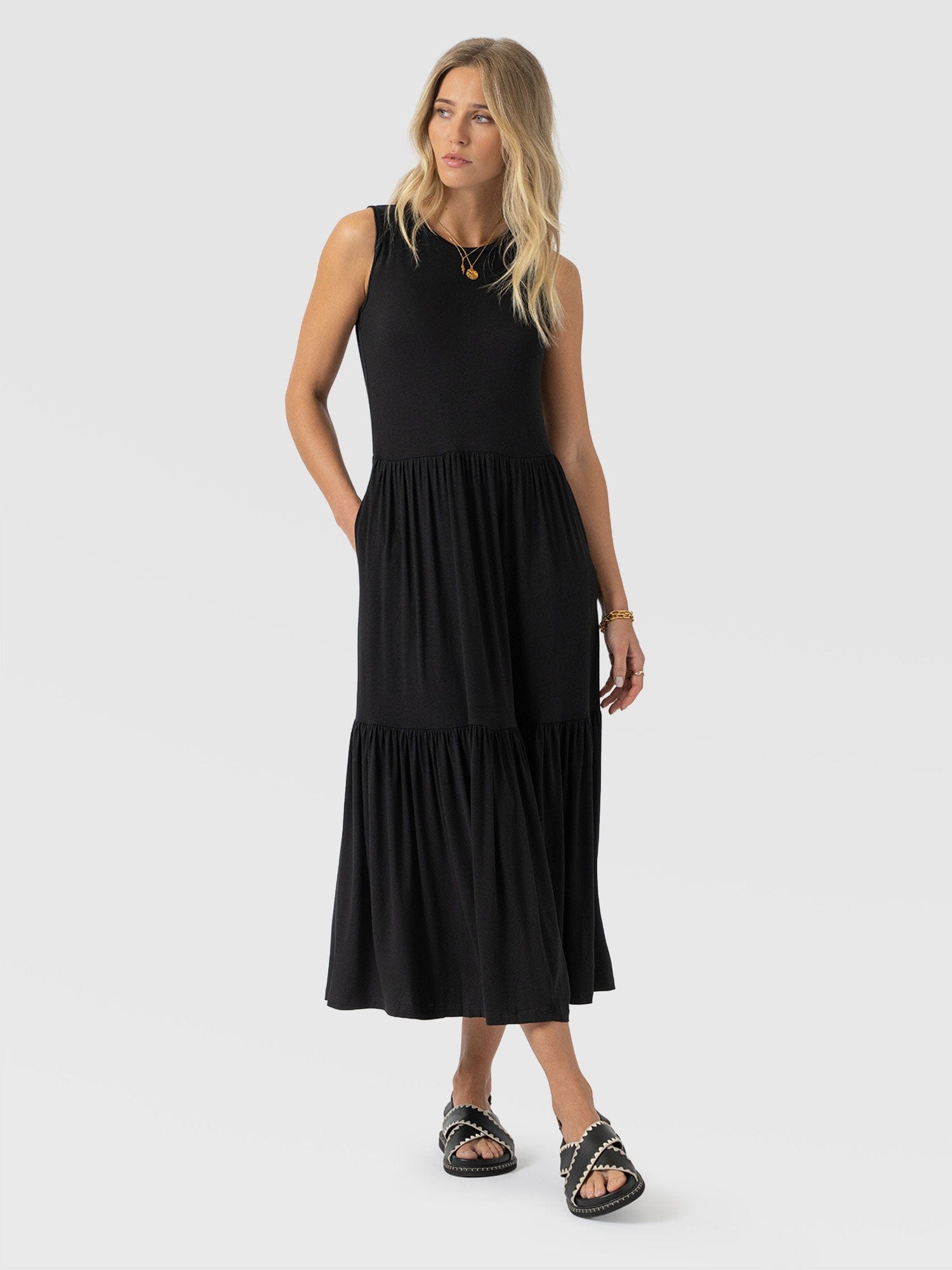 Greenwich Dress Black - Women's Dresses | Saint + Sofia USA