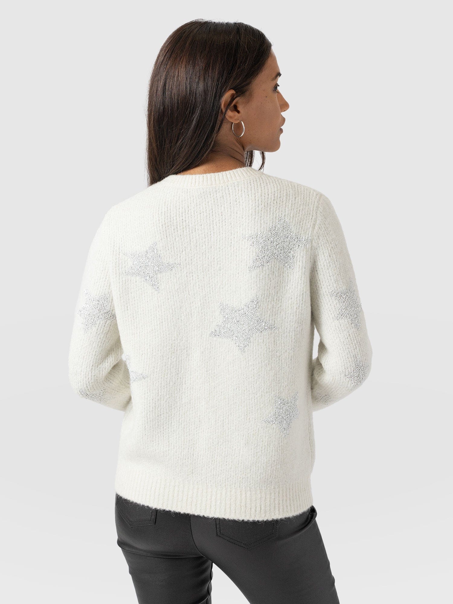 Indy Star Jumper - Cream - Women's Jumpers | Saint + Sofia® USA