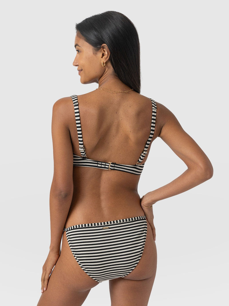 Jesse Twist Front Bikini Top - Stripe - Women's Swimwear | Saint + Sofia® USA