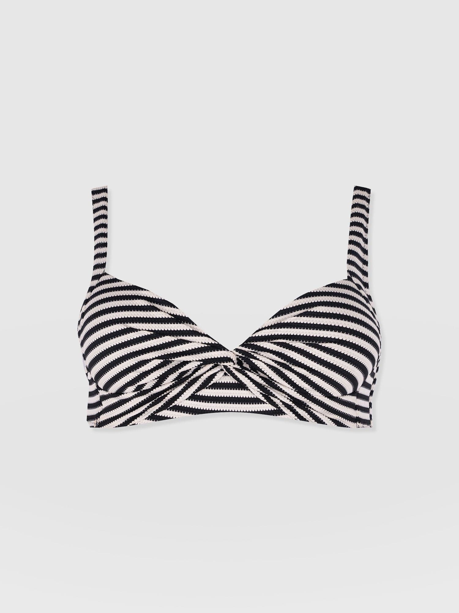 Jesse Twist Front Bikini Top - Stripe - Women's Swimwear | Saint + Sofia® USA