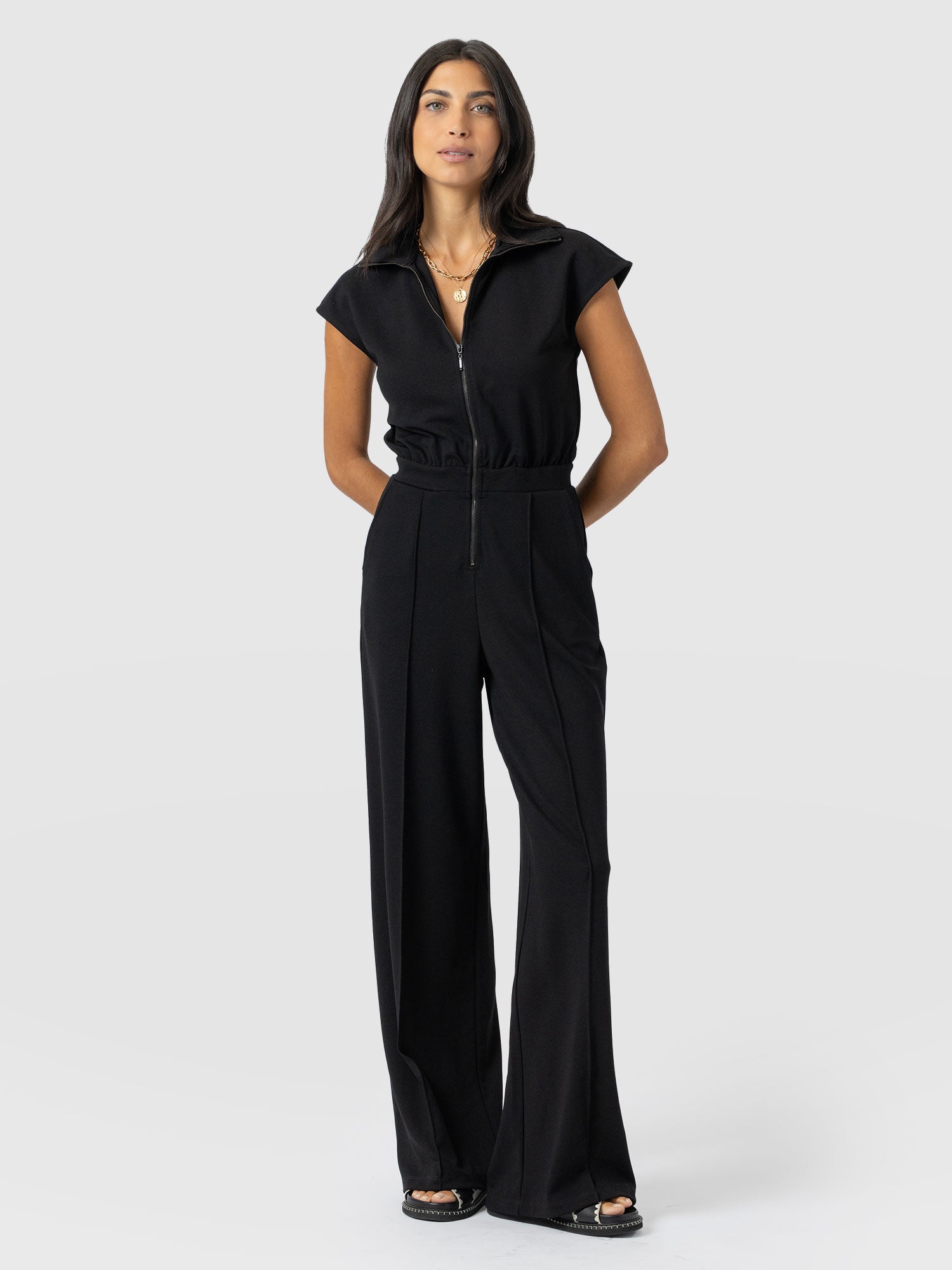 Keller Jumpsuit - Black - Women's Jumpsuits | Saint + Sofia® USA