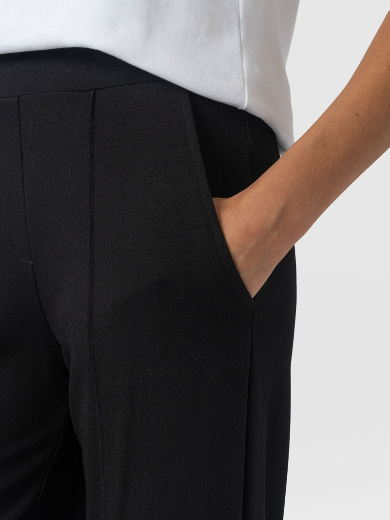 Keller Wide Leg Pant Black - Women's Pants | Saint + Sofia® USA