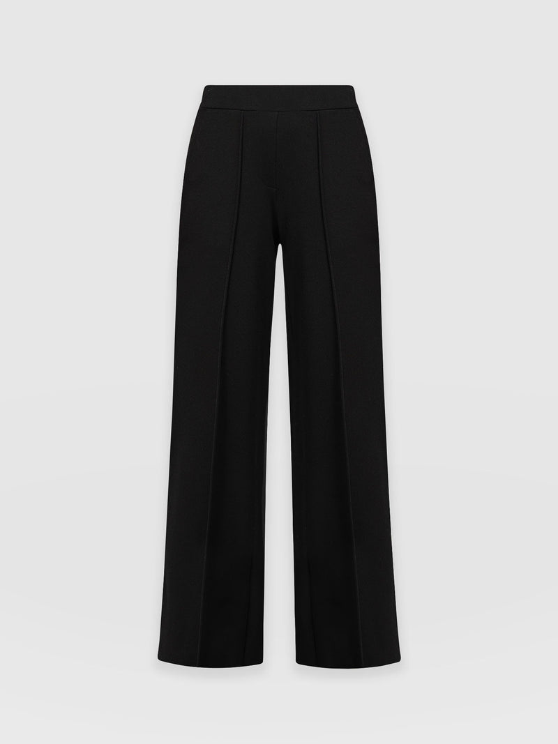 Keller Wide Leg Pant Black - Women's Pants | Saint + Sofia® USA
