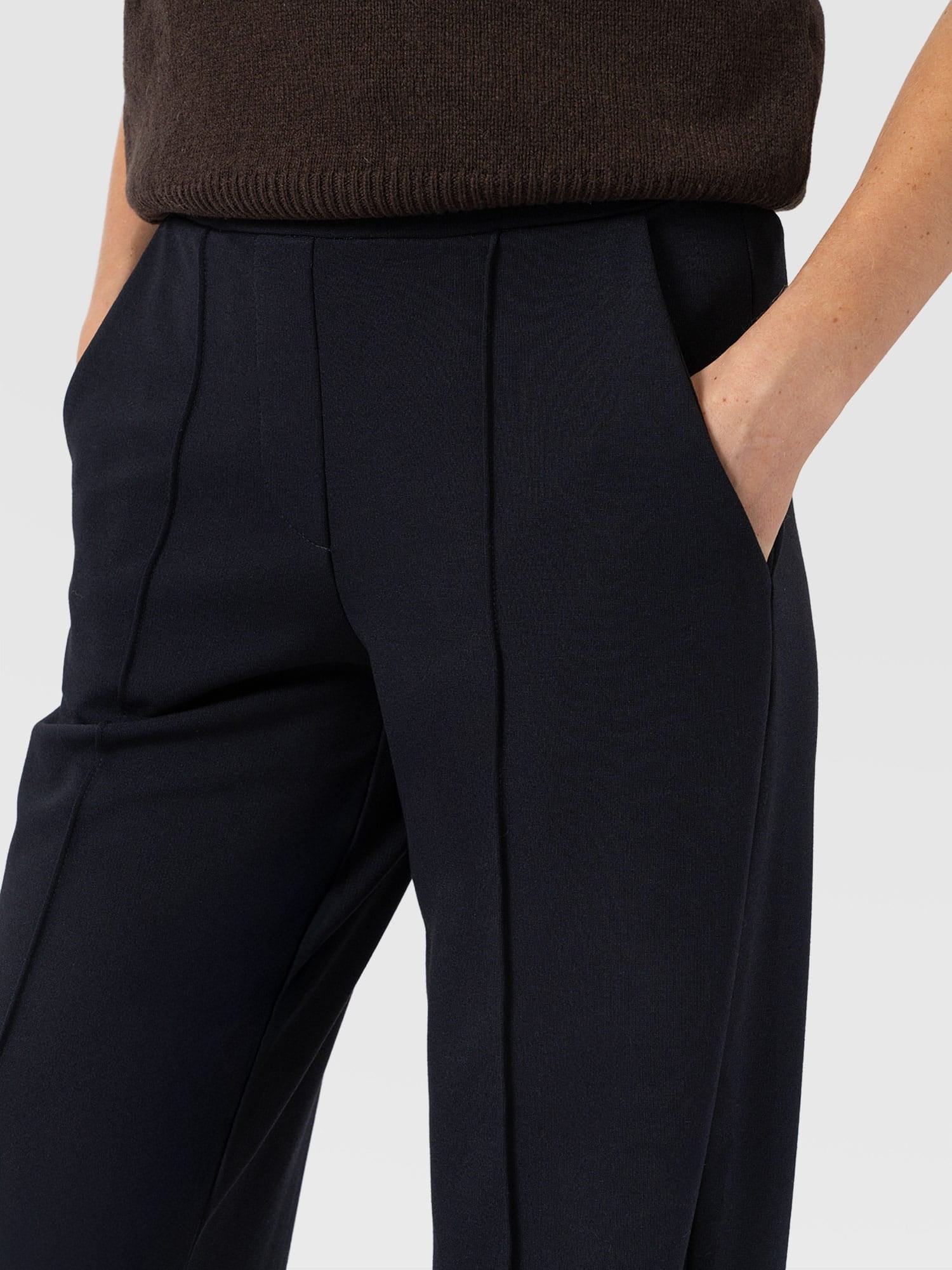 Keller Wide Leg Pant Navy - Women's Pants | Saint and Sofia® USA