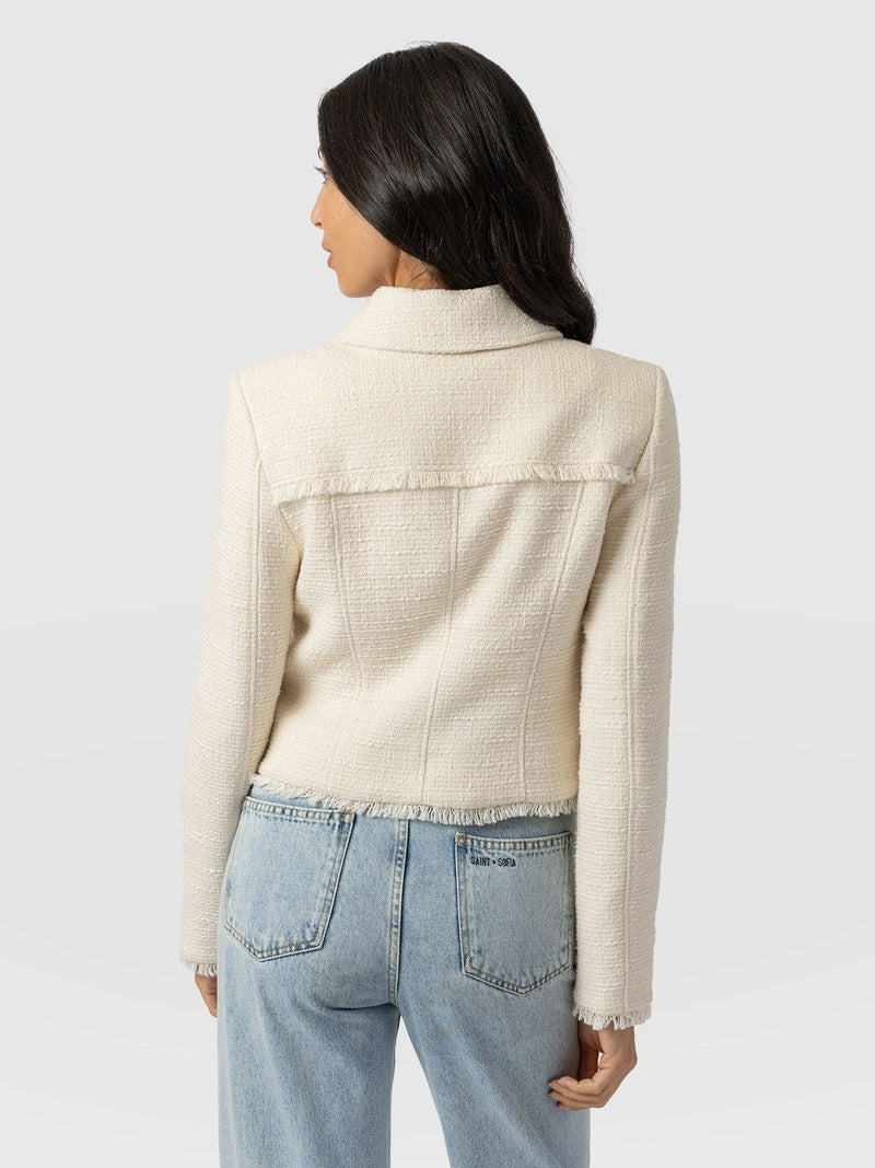 Kinley Jacket Cream - Women's Jackets | Saint + Sofia® US